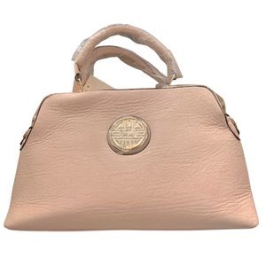 PALE PINK PURSE W/ GOLD ACCENTS!!